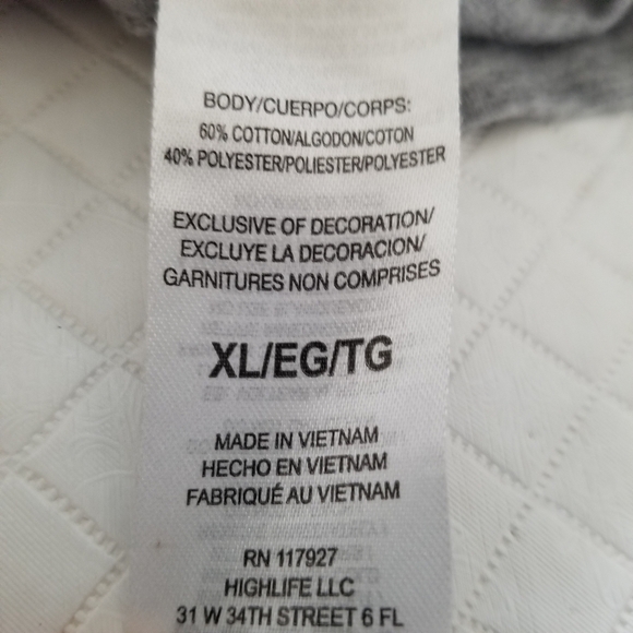 Lot Of 2 Men's Xl Gray Reebok  T Shirt, Striped Street Rules Tank Gray Black XL - Picture 5 of 10